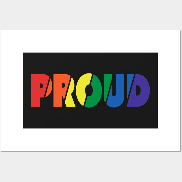 LGBT Proud Wall Art by Caloy